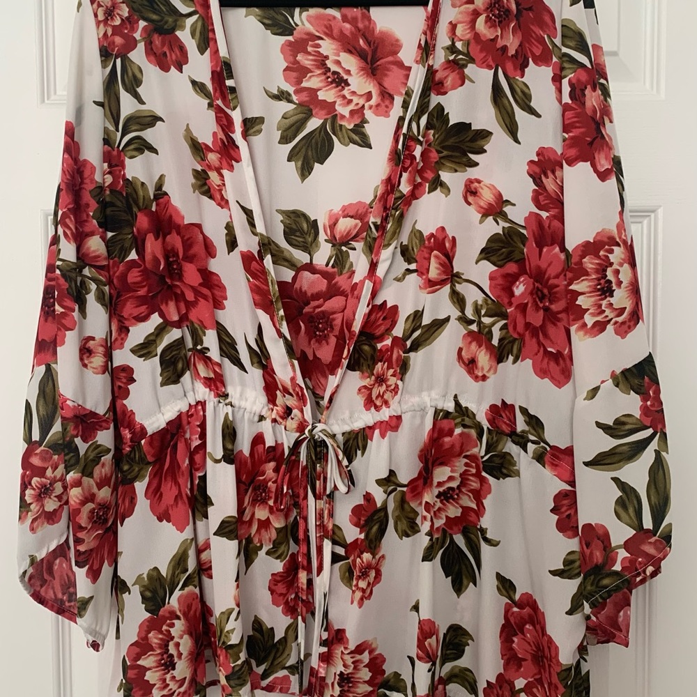 East Adeline drawstring kimono